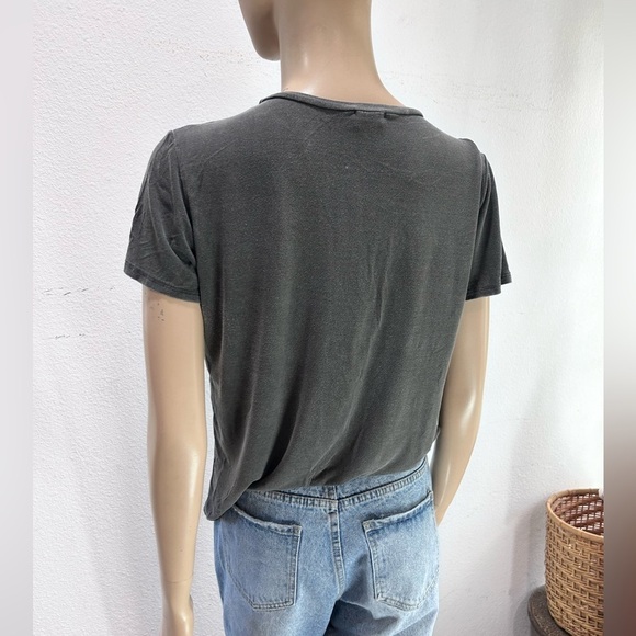 LE LIS shirt gray with motorcycle inspired - Picture 6 of 12